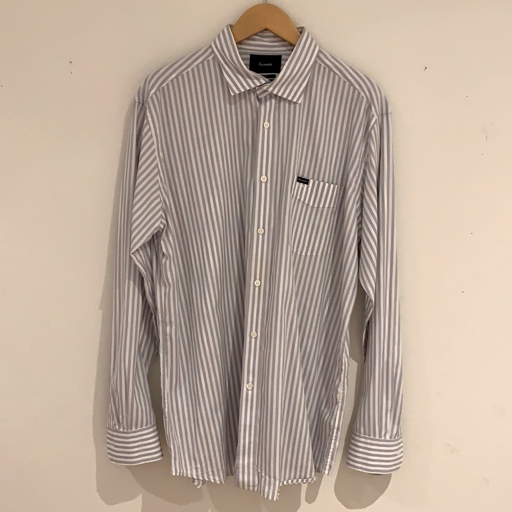 Men’s stripped Façonnable work shirt